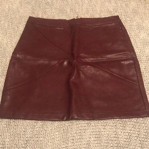 Maroon skirt